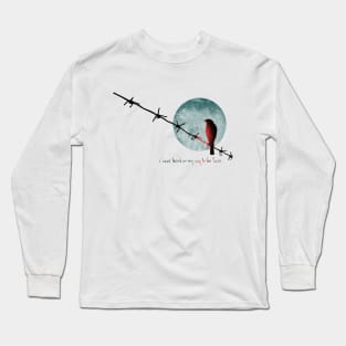 Bird On A Wire (ii) Long Sleeve T-Shirt